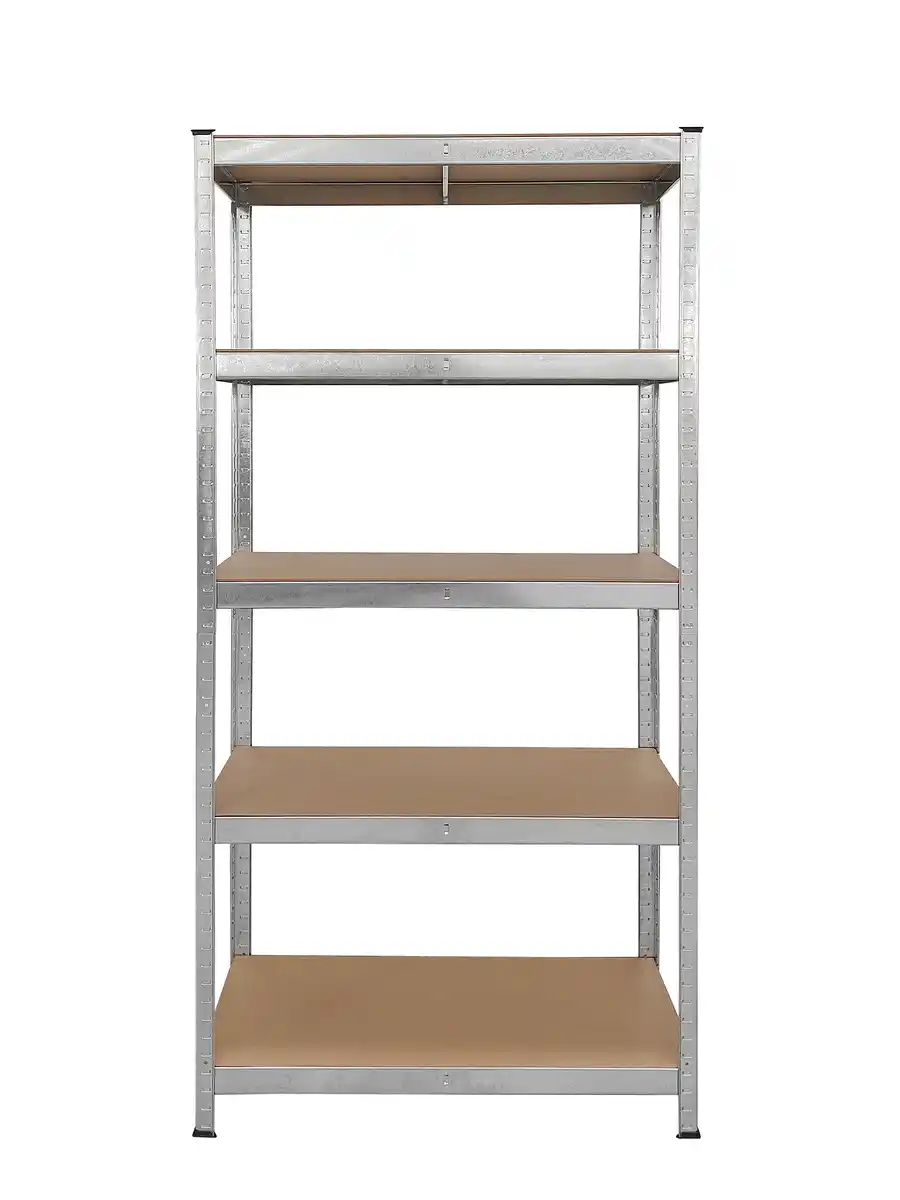 Bild 1 von TrendLine Schwerlastregal Stahl 180 x 90 x 40 cm 5 Holzböden 875 kg