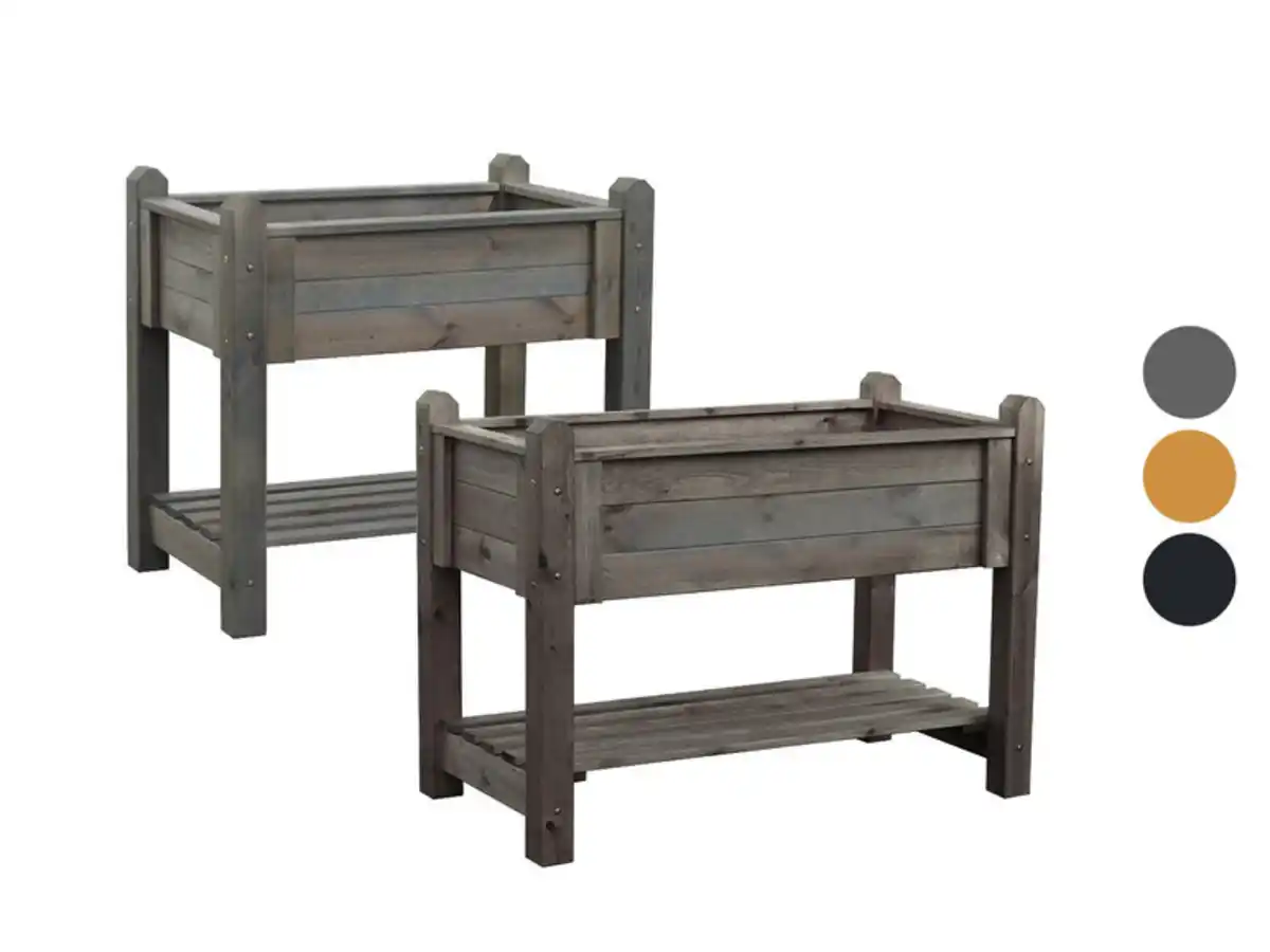 Bild 1 von Promadino Promadino Kräuter-Hochbeet, mit Ablage und Pflanzfolie