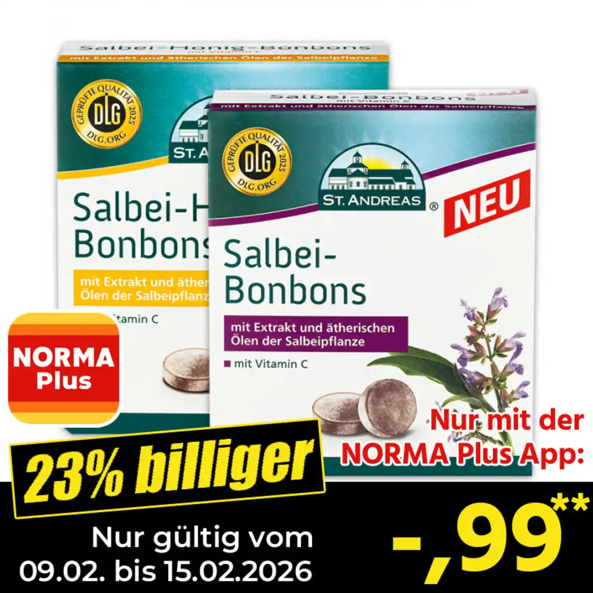 Bild 1 von St. Andreas Salbei-Bonbons