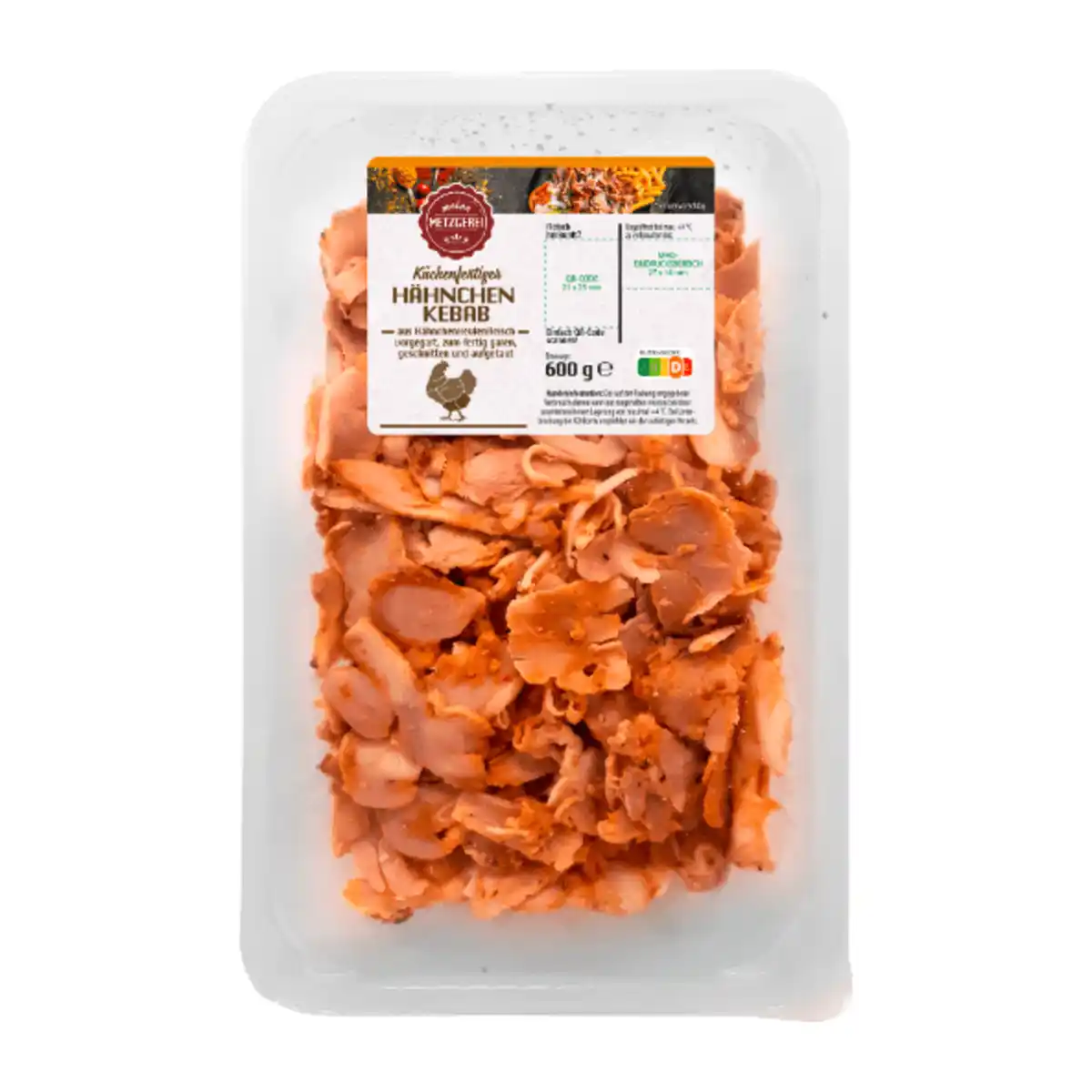 Bild 2 von MEINE METZGEREI Hähnchen-Kebab 600g