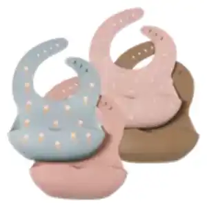 2er-Pack Silikonlätzchen