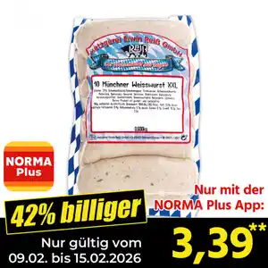 Erwin Reiß Münchner Weißwurst XXL