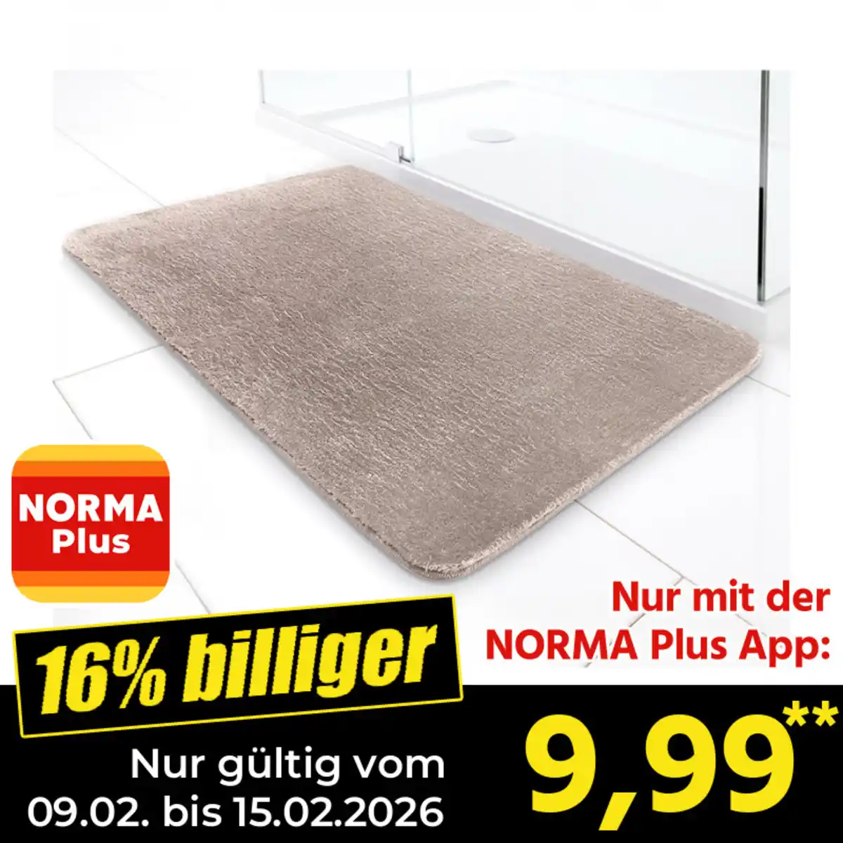 Bild 1 von Santosini Mikrofaser-Badteppich "Luxus Soft"