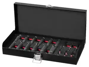PARKSIDE PERFORMANCE® Schlag-Steckschlüssel- und Bit-Satz, 21-teilig