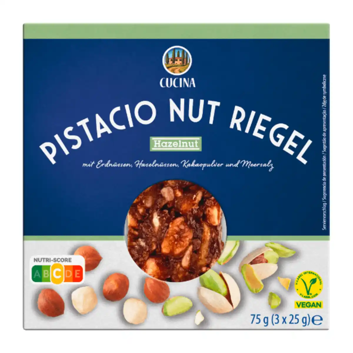 Bild 3 von CUCINA Pistazien-Nuss-Riegel 25g