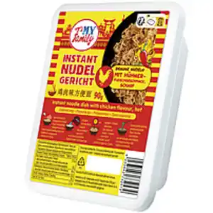 "MY FAMILY" Instantnudelgericht mit Hühnerfleischgeschmack, ...