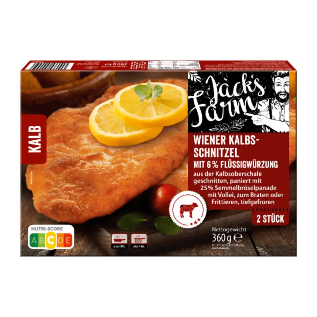 Bild 1 von JACK’S FARM Wiener-Schnitzel 360g