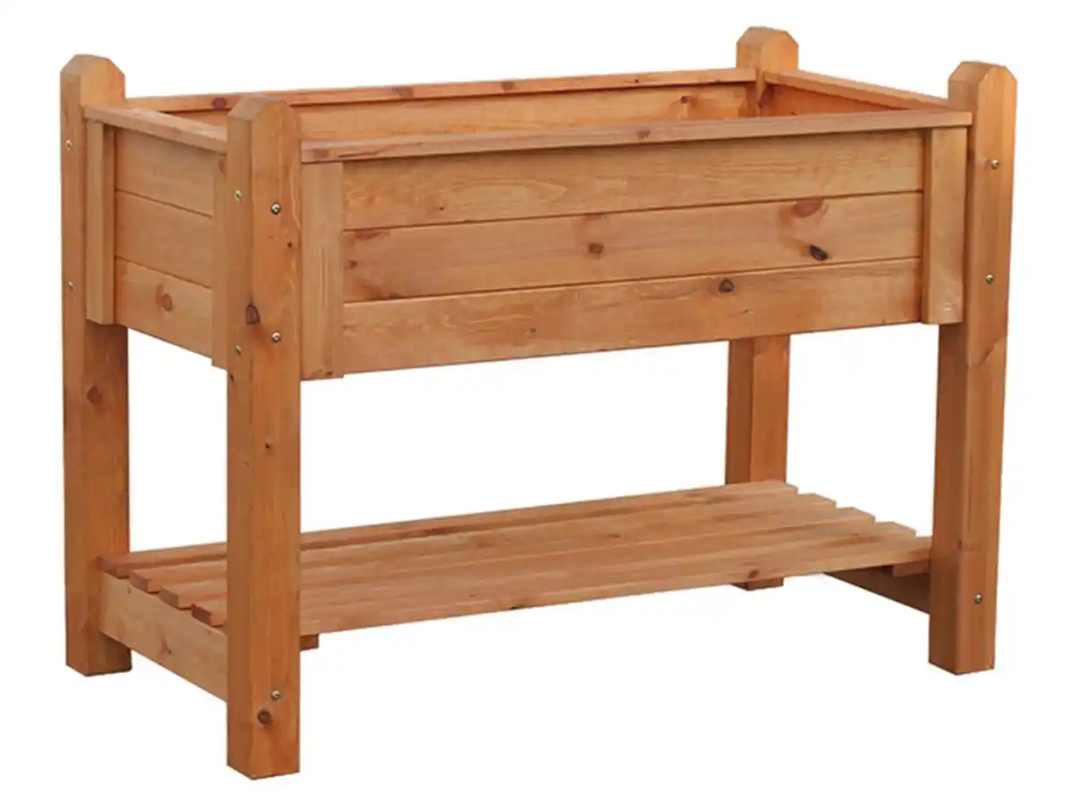 Bild 2 von Promadino Promadino Kräuterbeet, Hochbeet mit Ablage, 103 L