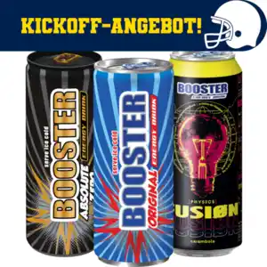Booster Energy oder Energy4Life Drink