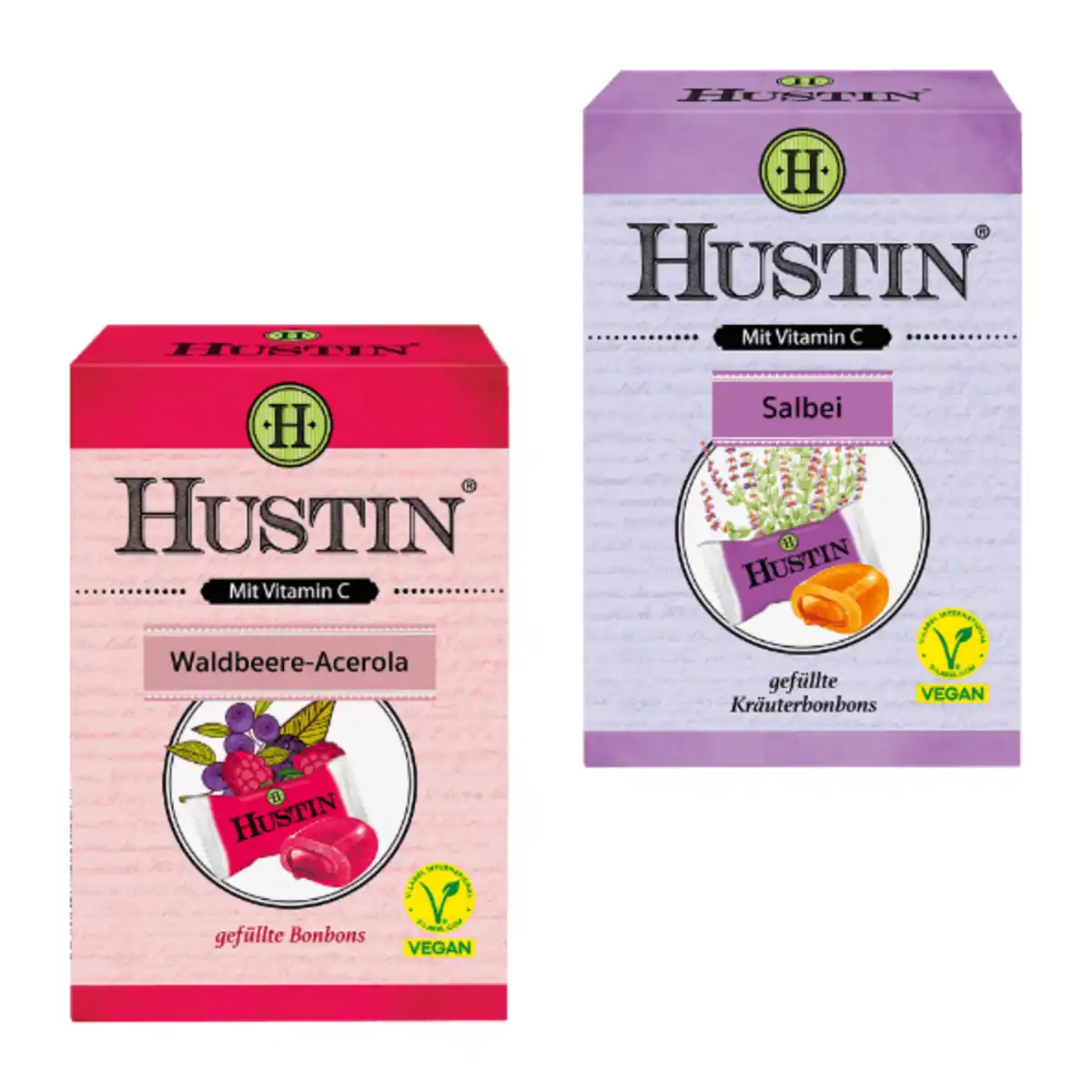 Bild 1 von HUSTIN Kräuterbonbons 100g