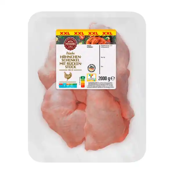 Bild 2 von MEINE METZGEREI Hähnchenschenkel mit Rückenstück XXL 2kg