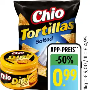Chio Tortillas oder Dip!