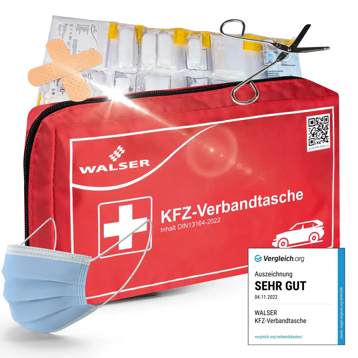 Bild 1 von Walser KFZ Verbandstasche DIN 13164:2022