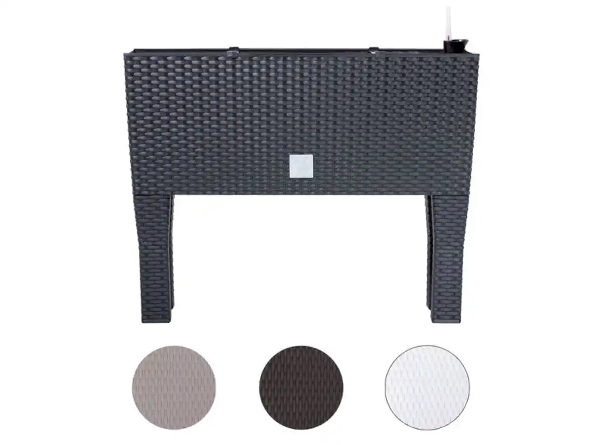 Bild 1 von Prosperplast Prosperplast Blumenkasten »Rato Case High», mit Bewässerungseinsatz, in Rattanoptik