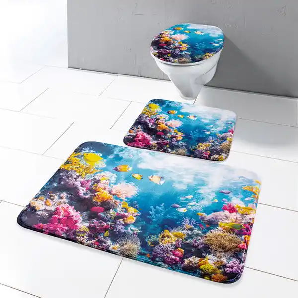 Bild 3 von Santosini Weichschaum-Badematten-Set 3-tlg.