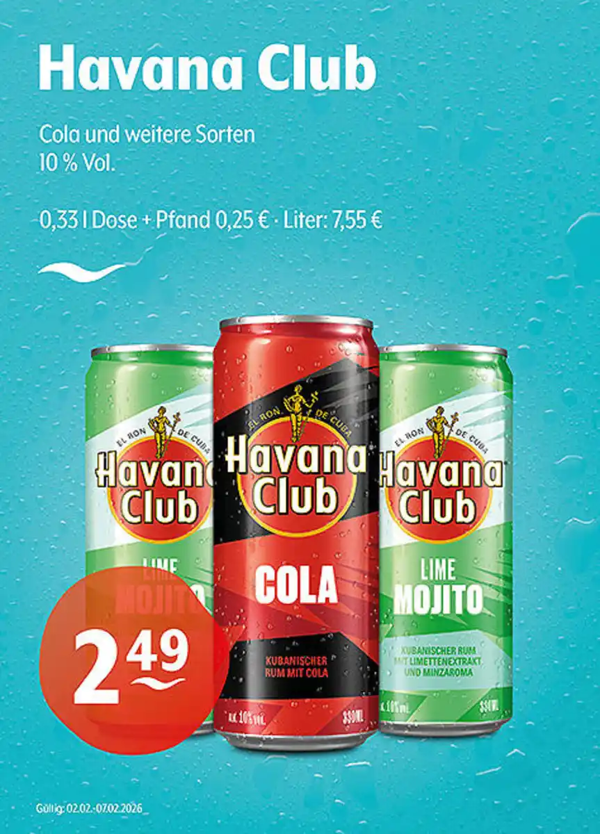 Bild 1 von Havana Club Cola und weitere Sorten 10 % Vol.