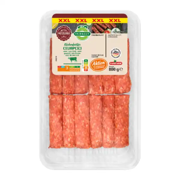 Bild 2 von FAIR & GUT Cevapcici XXL 800g
