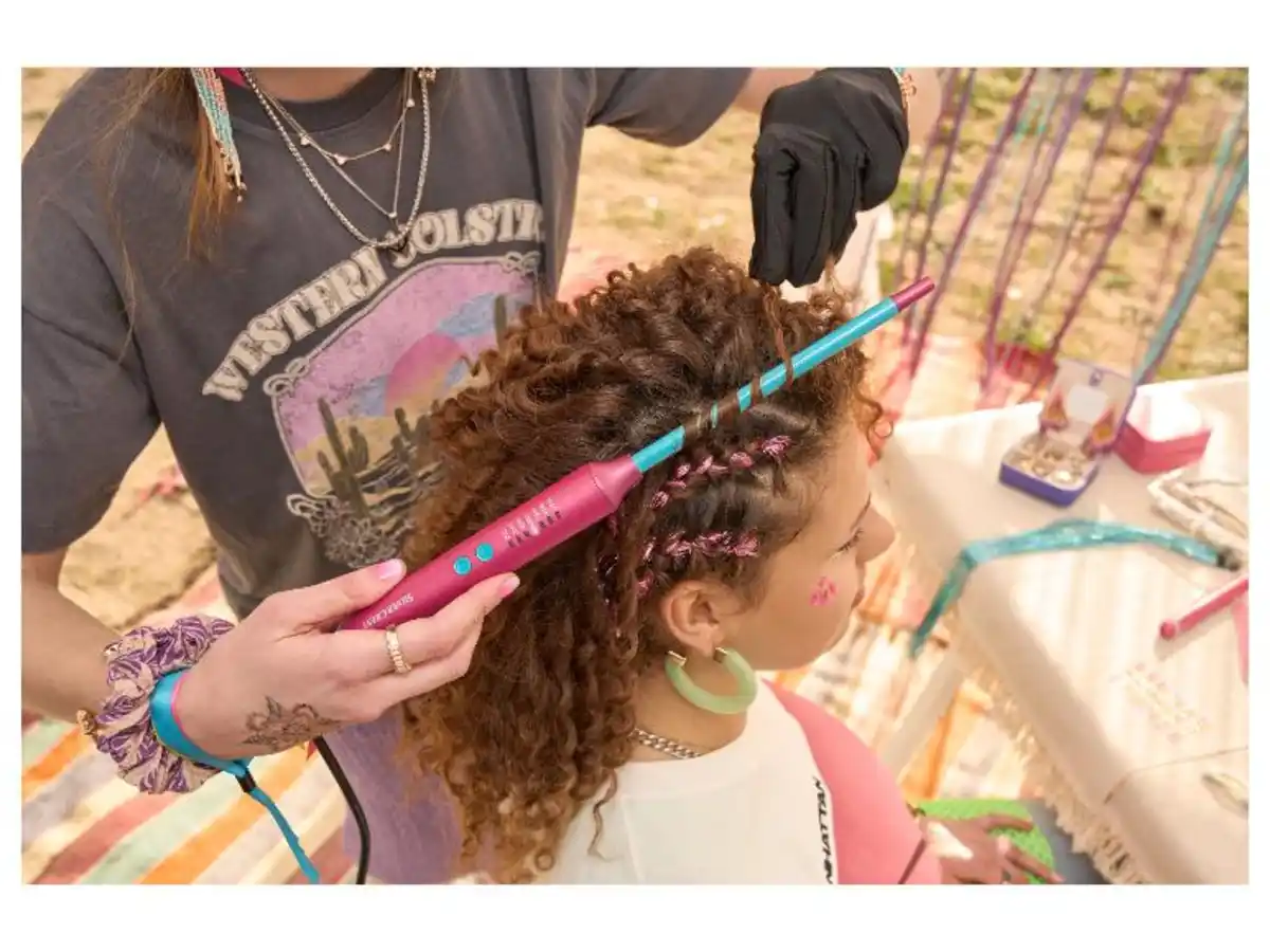 Bild 2 von SILVERCREST® PERSONAL CARE Lockenstab 10mm SML 10 A1 /SOML 10 A1 (pink/blau)