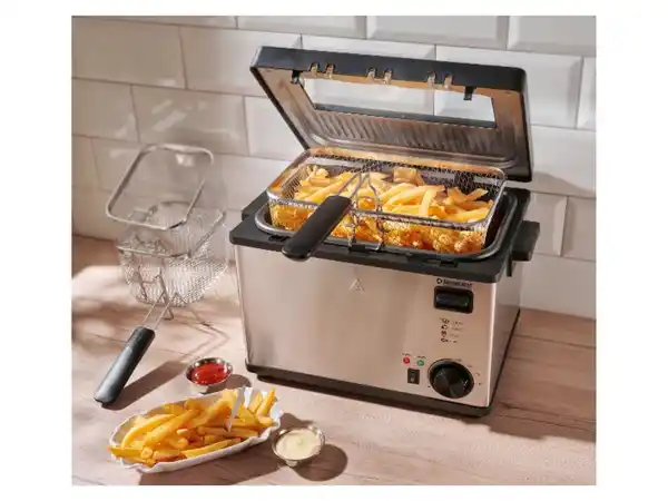 Bild 2 von SILVERCREST® Edelstahl-Fritteuse