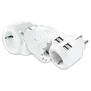 Bild 1 von Powertec Electric Steckdosenadapter