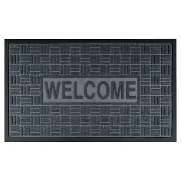Bild 1 von HOME CREATION Gerippte Türmatte 45 x 75 cm, Willkommen