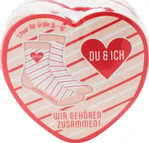 IDEENWELT Zaubersocken Frauen DU & ICH