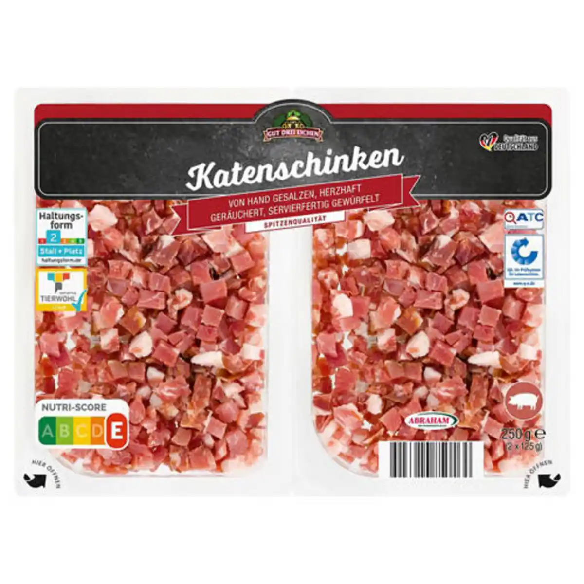 Bild 1 von GUT DREI EICHEN Katenschinkenwürfel 2 x 125 g