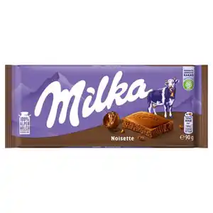 MILKA Tafelschokolade 90 g, Noisette