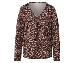 Bedrucktes Blusenshirt aus Modal-Mix