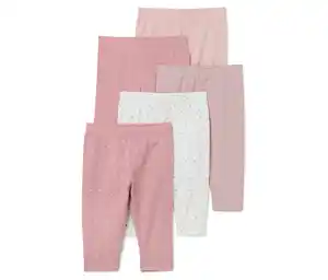 5 Kinder-Leggings, rosa