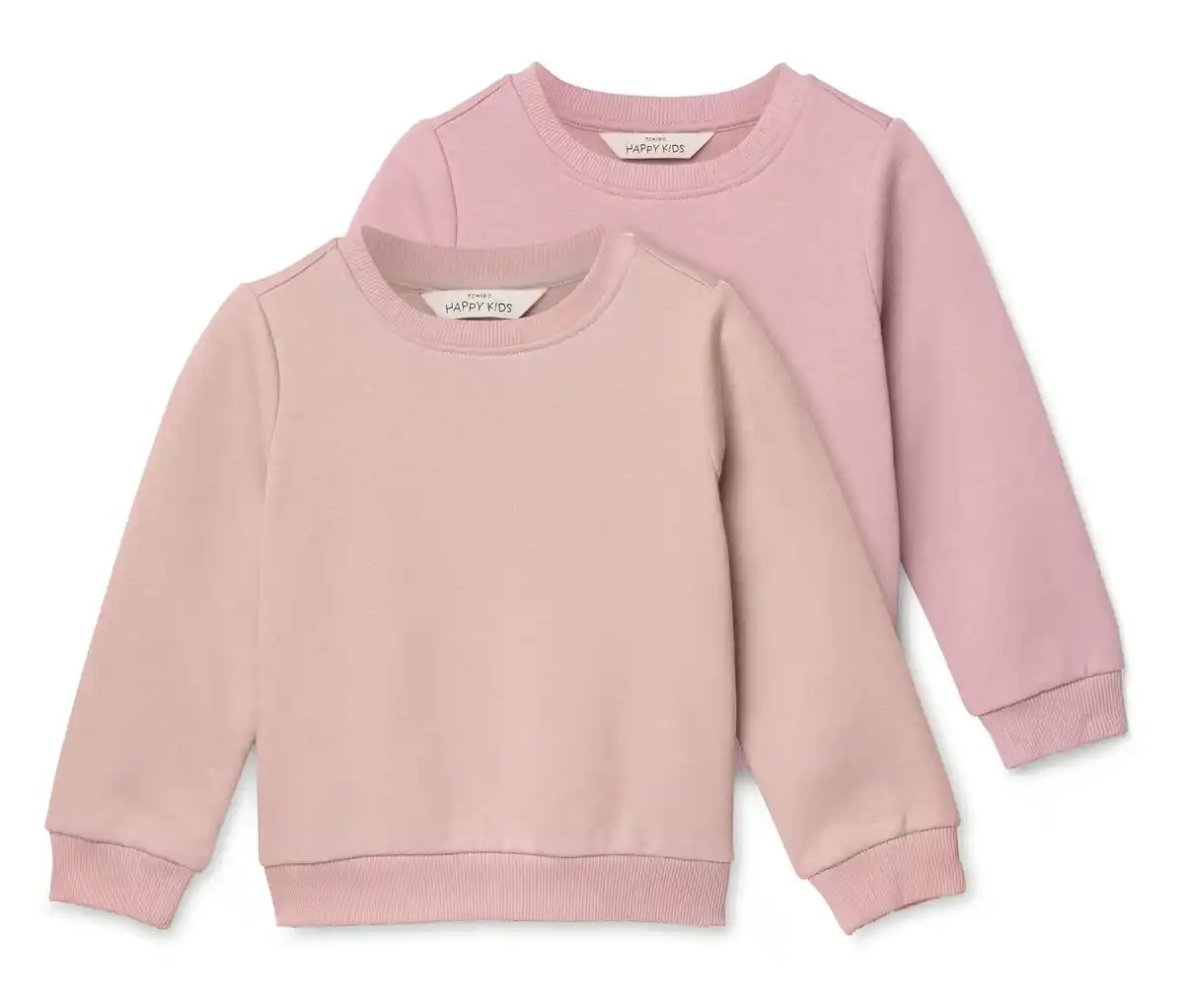 Bild 1 von 2 Kinder-Sweatshirts mit angerauter Innenseite, rosa
