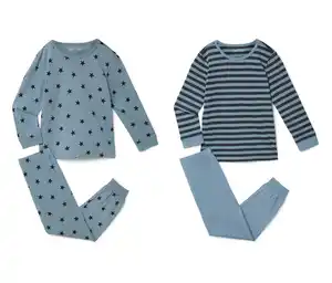 2 Kinder-Pyjamas, blau