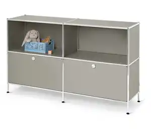 Sideboard Metall »CN3 Kids« mit 2 Schubladen, hellgrau