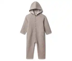 Baby-Walkoverall mit Merinowolle