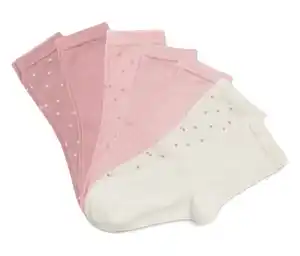 7 Paar Kinder-Socken, rosa