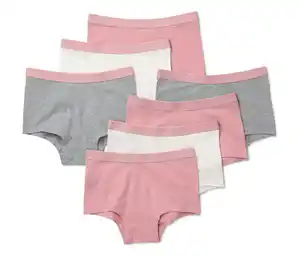 7 Mädchen-Pantys, altrosa