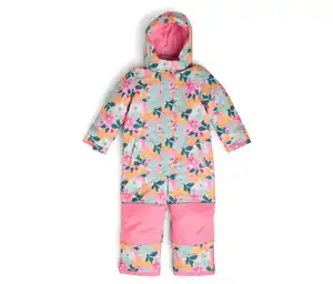 Kinder-Schneeanzug, Blumen