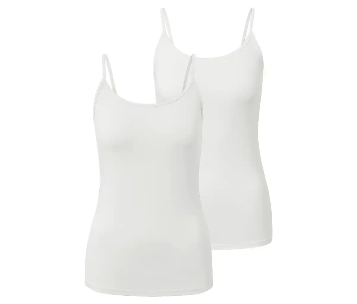 Bild 1 von 2 Spaghetti-Hemdchen, weiß