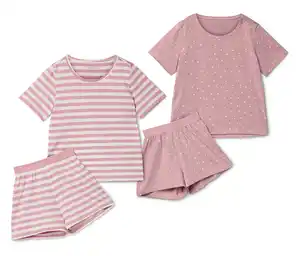 2 kurze Kinder-Pyjamas