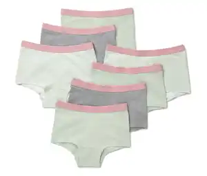 7 Mädchen-Pantys, mintgrün