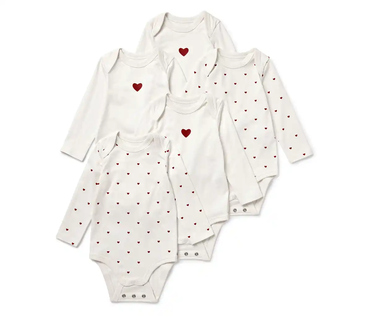 Bild 1 von 5 Baby-Bodys mit Mitwachsfunktion