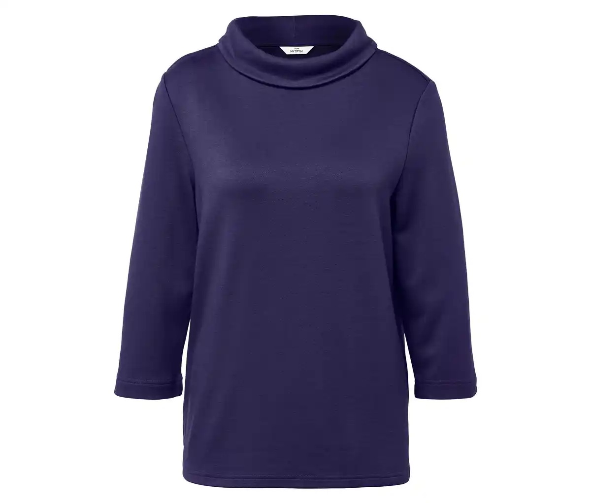 Bild 1 von Sweatshirt mit Stehkragen, aubergine