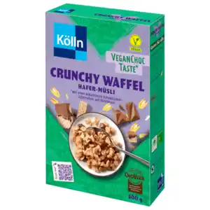 Kölln Crunchy Waffel Hafer-Müsli VeganChocTaste vegan 400g