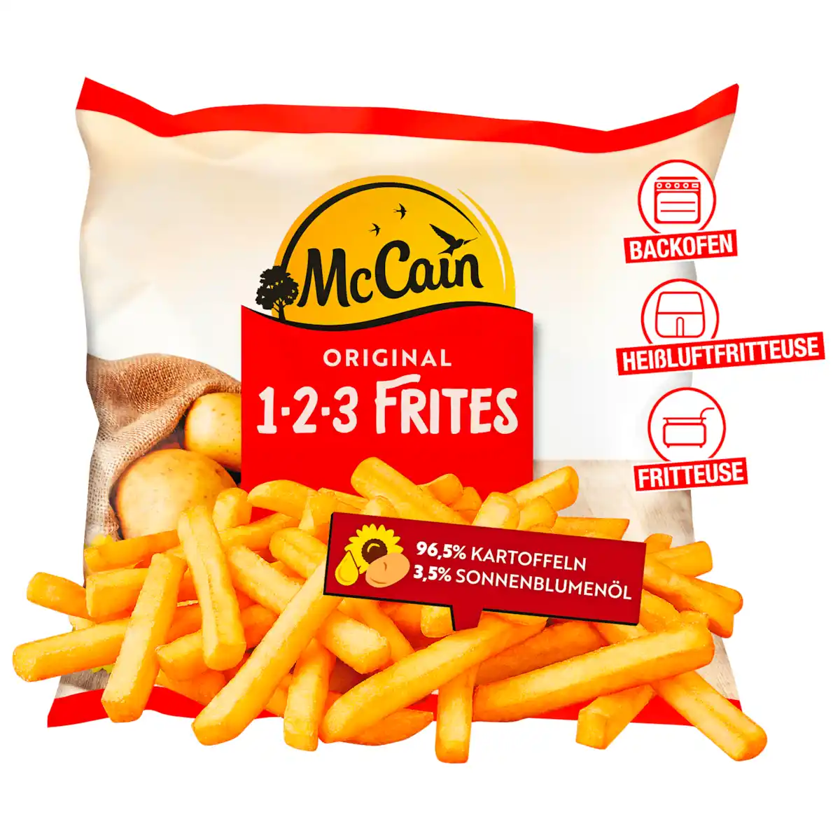 Bild 1 von McCain 1.2.3 Frites Original 1,5kg