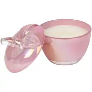 Duftkerze in Apfelbehälter