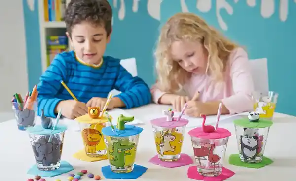Bild 3 von LEONARDO Kinder Trink - Set 9-tlg. Löwe / Krokodil / Elefant Bambini