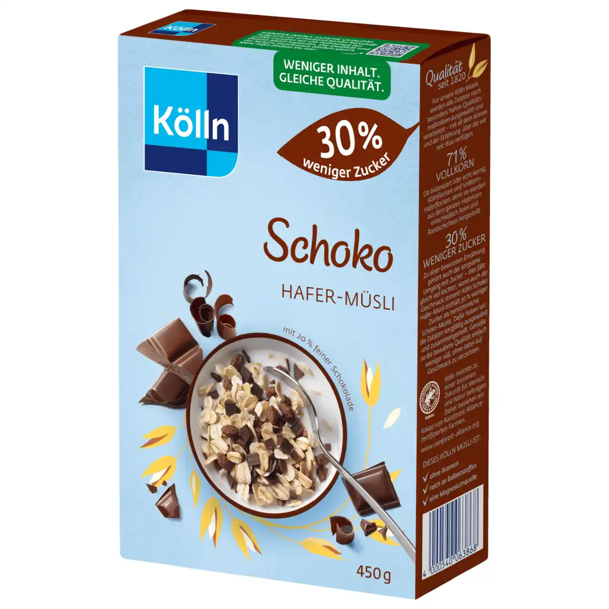 Bild 1 von Kölln Schoko Hafer-Müsli 450g
