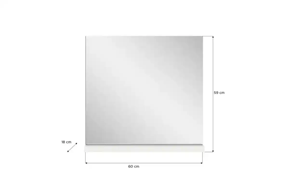 Bild 3 von Spiegel 60 x 59 cm Shoelove