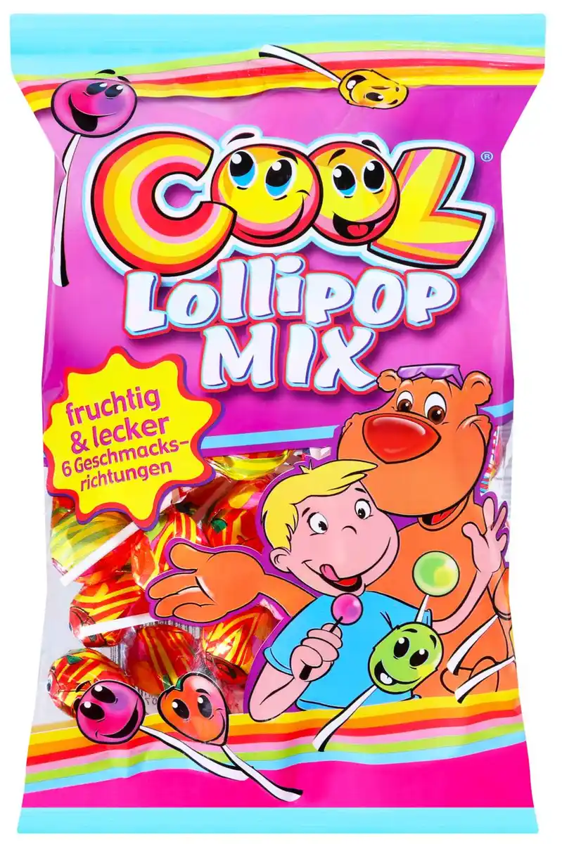 Bild 1 von COOL Lollipop-Mix, 500-g-Packg.