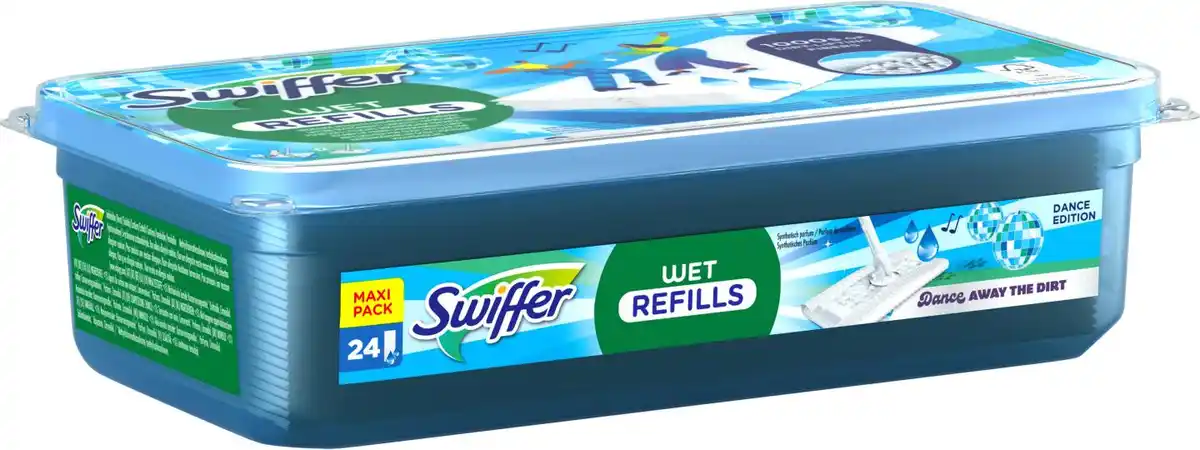 Bild 1 von SWIFFER Bodenreinigungstücher nass »Dance Edition«, 24-St.-Packg.